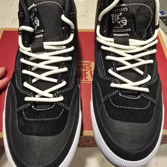 Vans Half Cab MTE 3 Gore Tex Black White Mid Hiking Trail Boots Shoes Size 10 - Picture 8 of 15